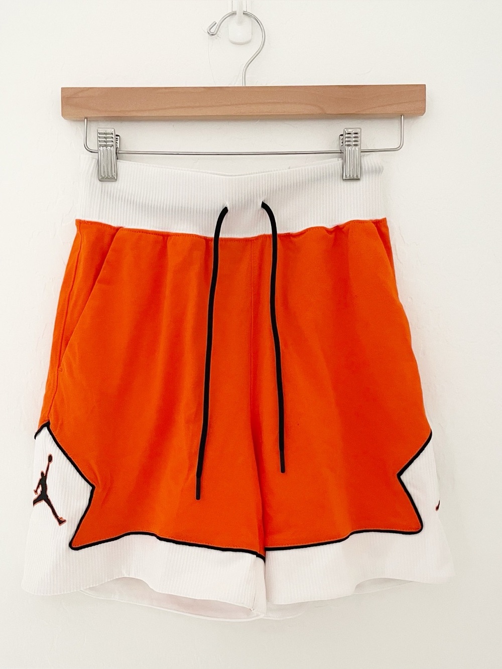 Jordan Orange loose fit shorts size XS NWT